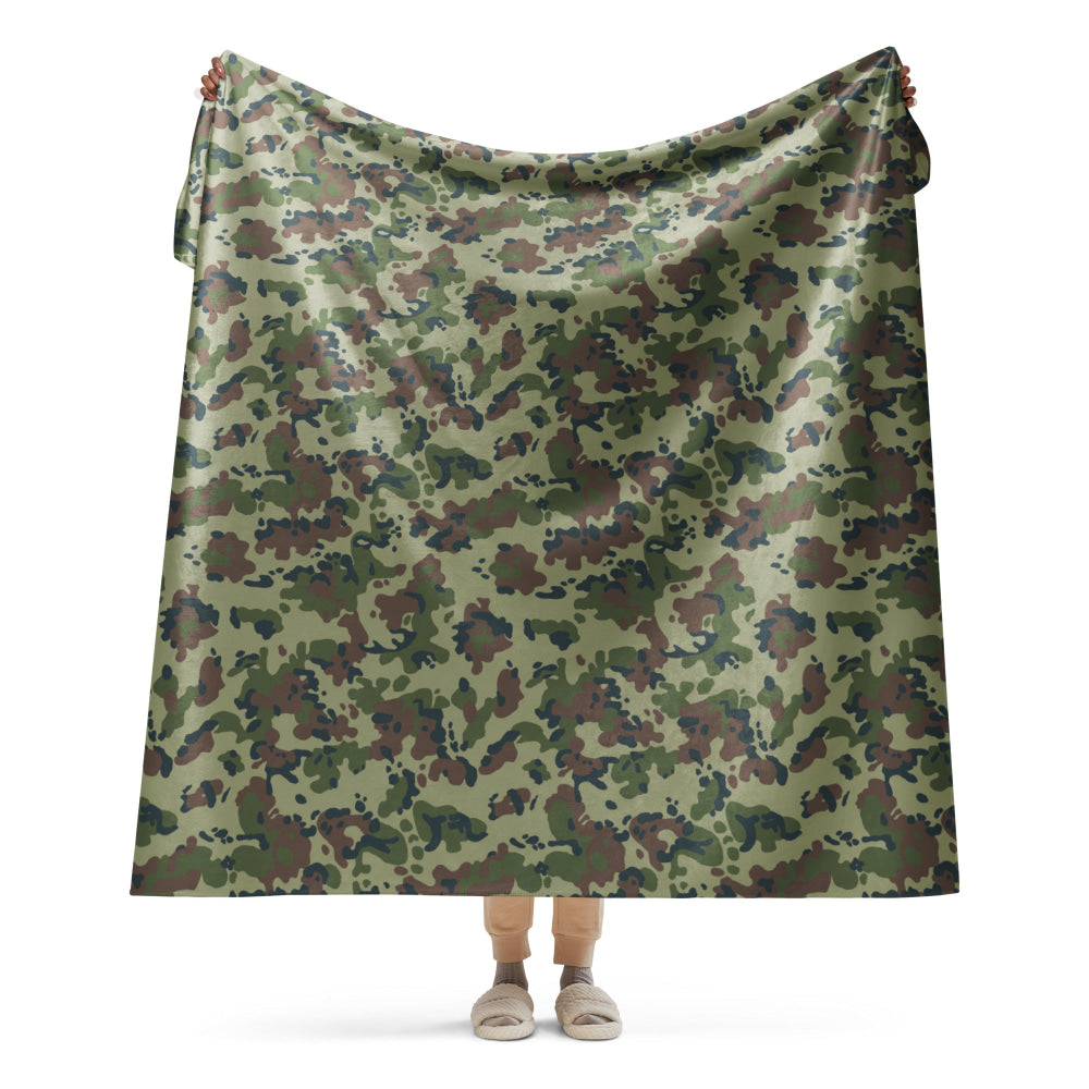 Romanian M1994 Fleck Summer CAMO Sherpa blanket - 60″×80″ - Blanket