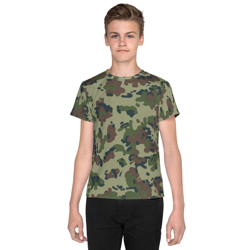 Romanian M1994 Fleck Summer CAMO Youth crew neck t-shirt - 8 - Crew Neck T-shirt