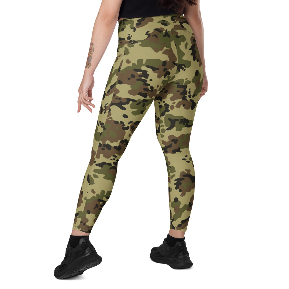 Romanian M93 Fleck CAMO Leggings with pockets - Womens With Pockets