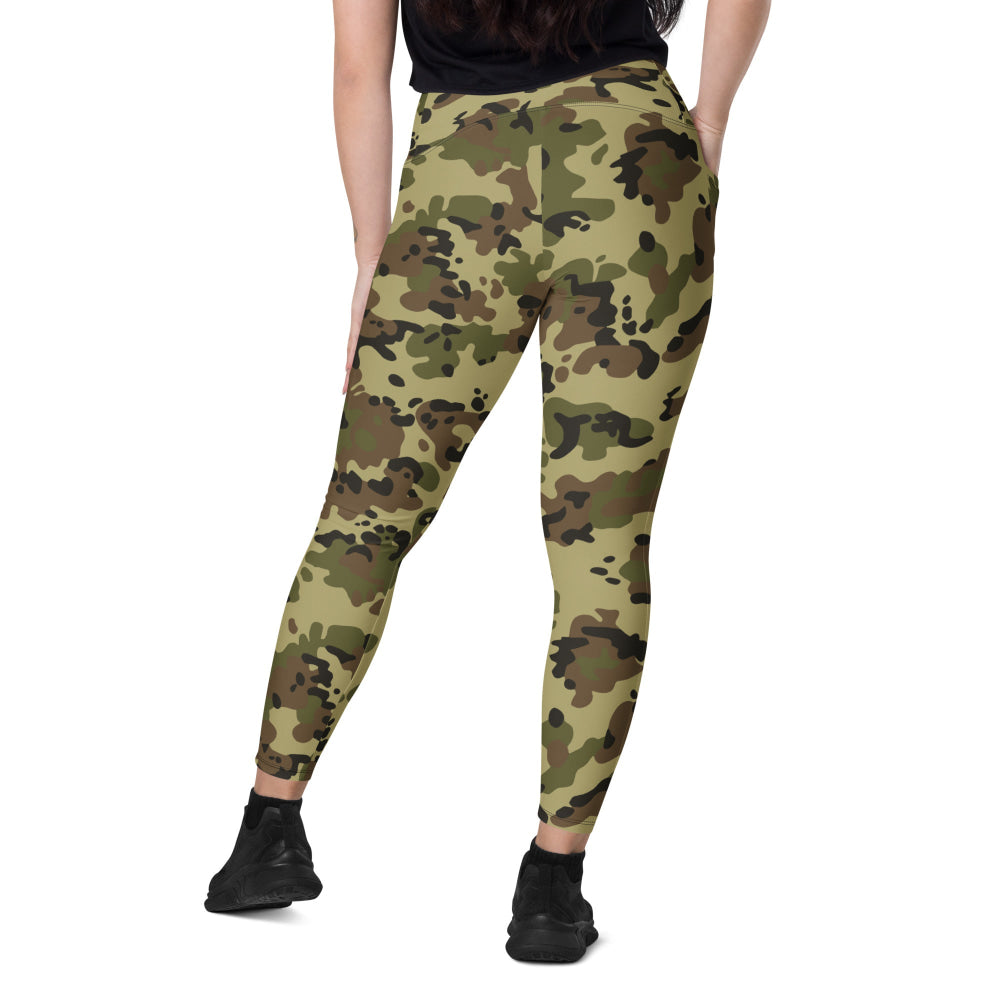 Romanian M93 Fleck CAMO Leggings with pockets - Womens With Pockets