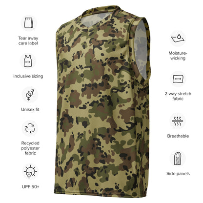 Romanian M93 Fleck CAMO unisex basketball jersey - Unisex Basketball Jersey