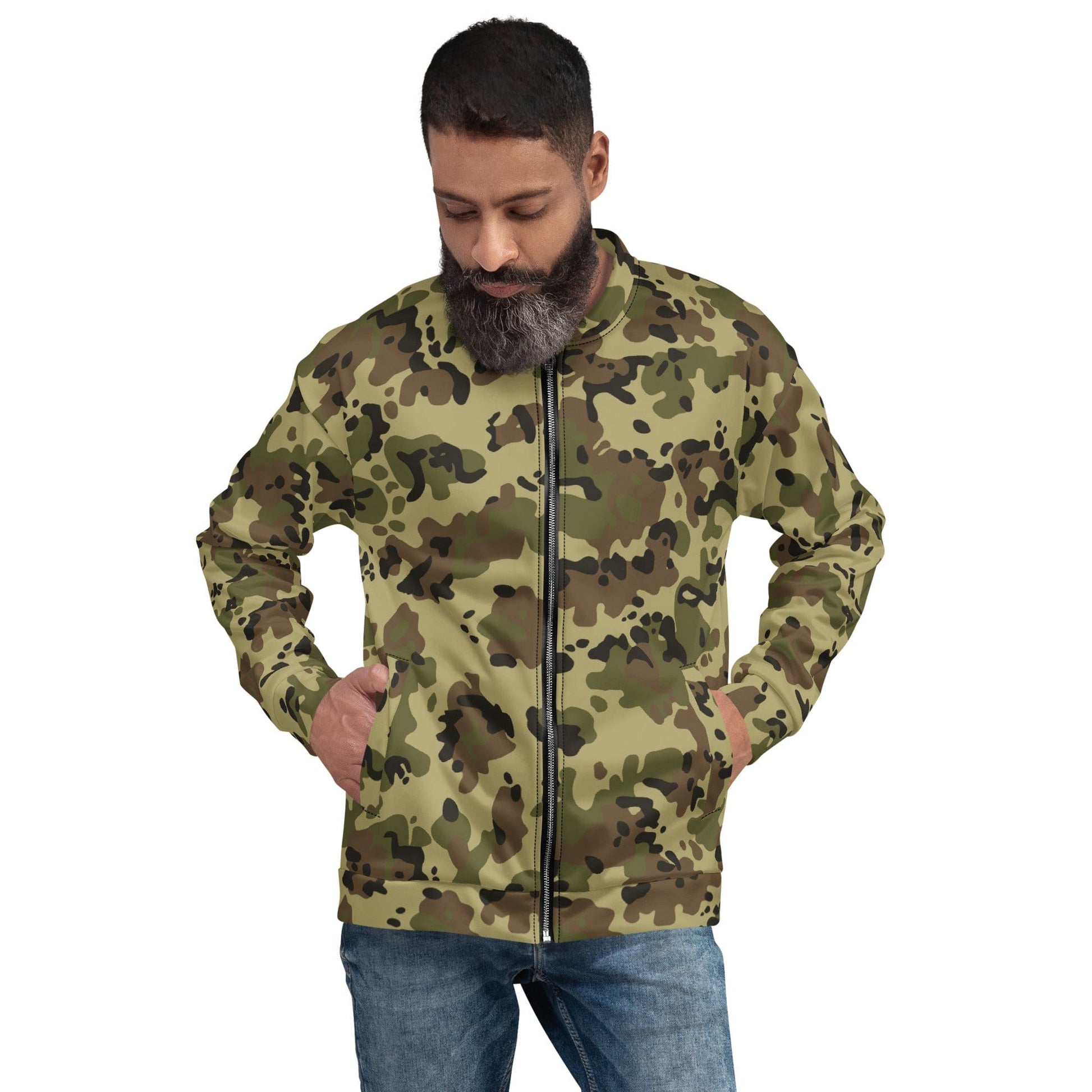 Romanian M93 Fleck CAMO Unisex Bomber Jacket