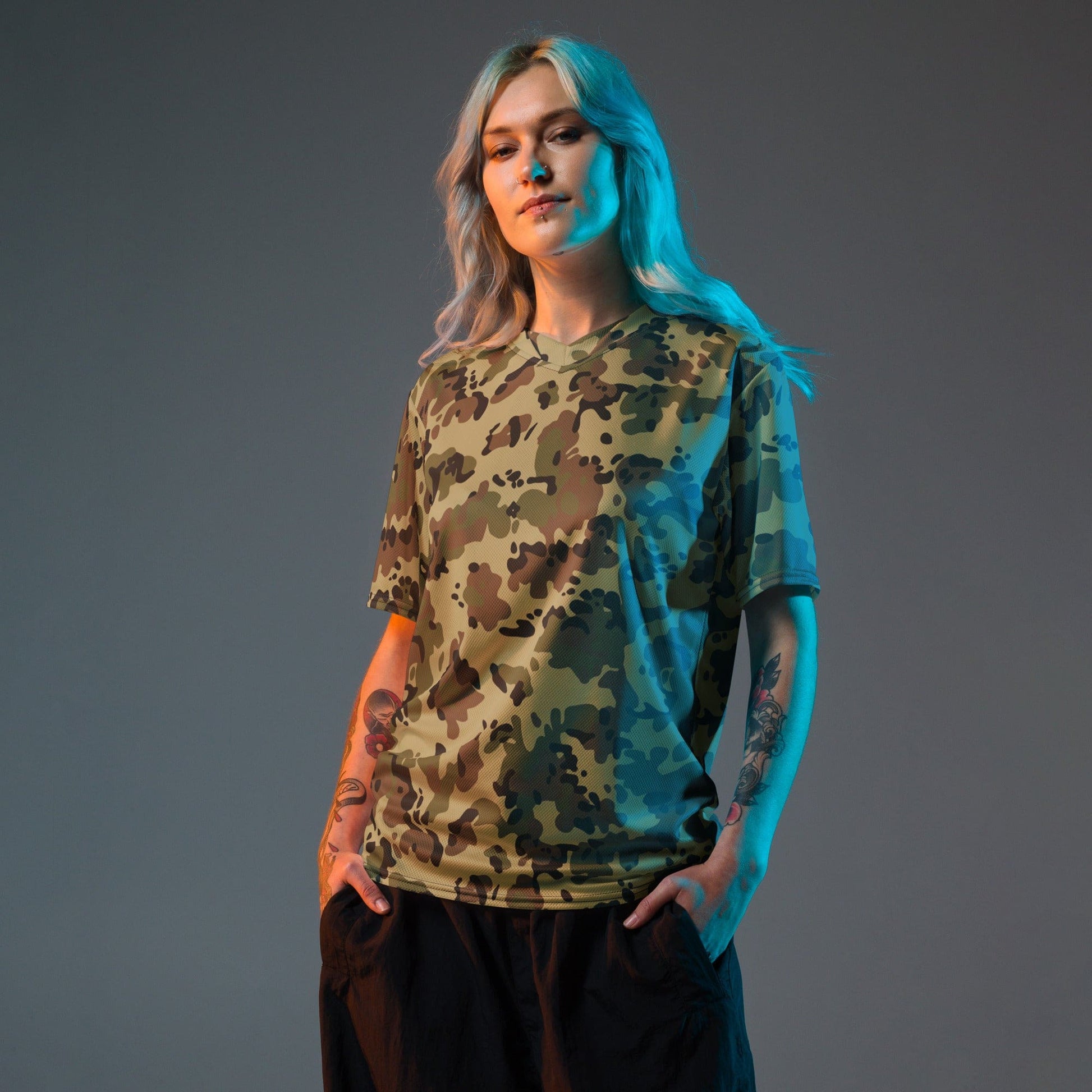 Romanian M93 Fleck CAMO unisex sports jersey - Unisex Sports Jersey