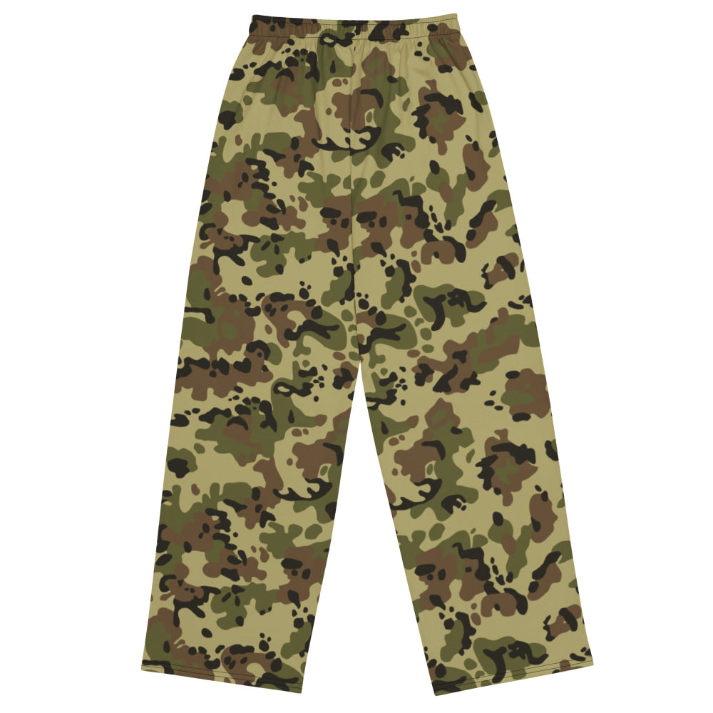 Romanian M93 Fleck CAMO unisex wide-leg pants - Unisex Wide-Leg Pants