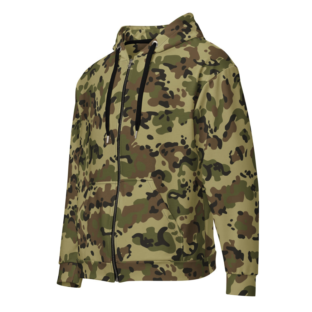 Romanian M93 CAMO Unisex zip hoodie - 2XS - Zip Hoodie