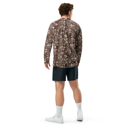 Romanian Soviet 1990 Leaf Autumn CAMO hockey fan jersey - Hockey Jerseys