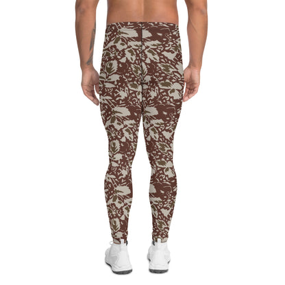 Romanian Soviet 1990 Leaf Autumn CAMO Mens Leggings