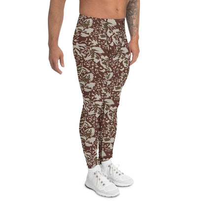 Romanian Soviet 1990 Leaf Autumn CAMO Mens Leggings
