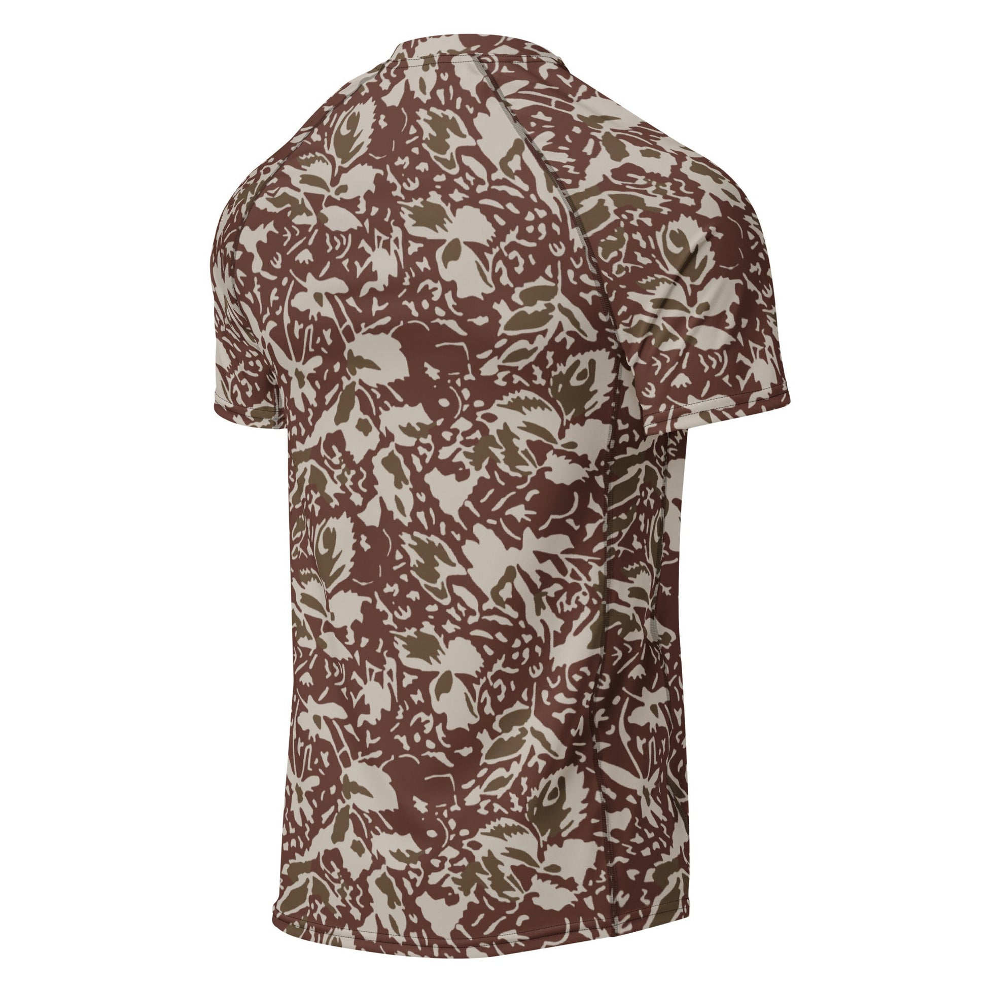 Romanian Soviet 1990 Leaf Autumn CAMO Mens Short-Sleeve Rash Guard - Short-sleeve Guards