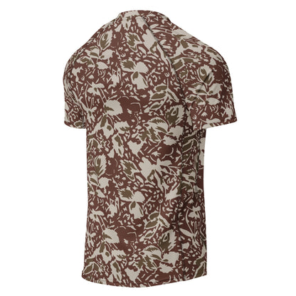 Romanian Soviet 1990 Leaf Autumn CAMO Mens Short-Sleeve Rash Guard - Short-sleeve Guards