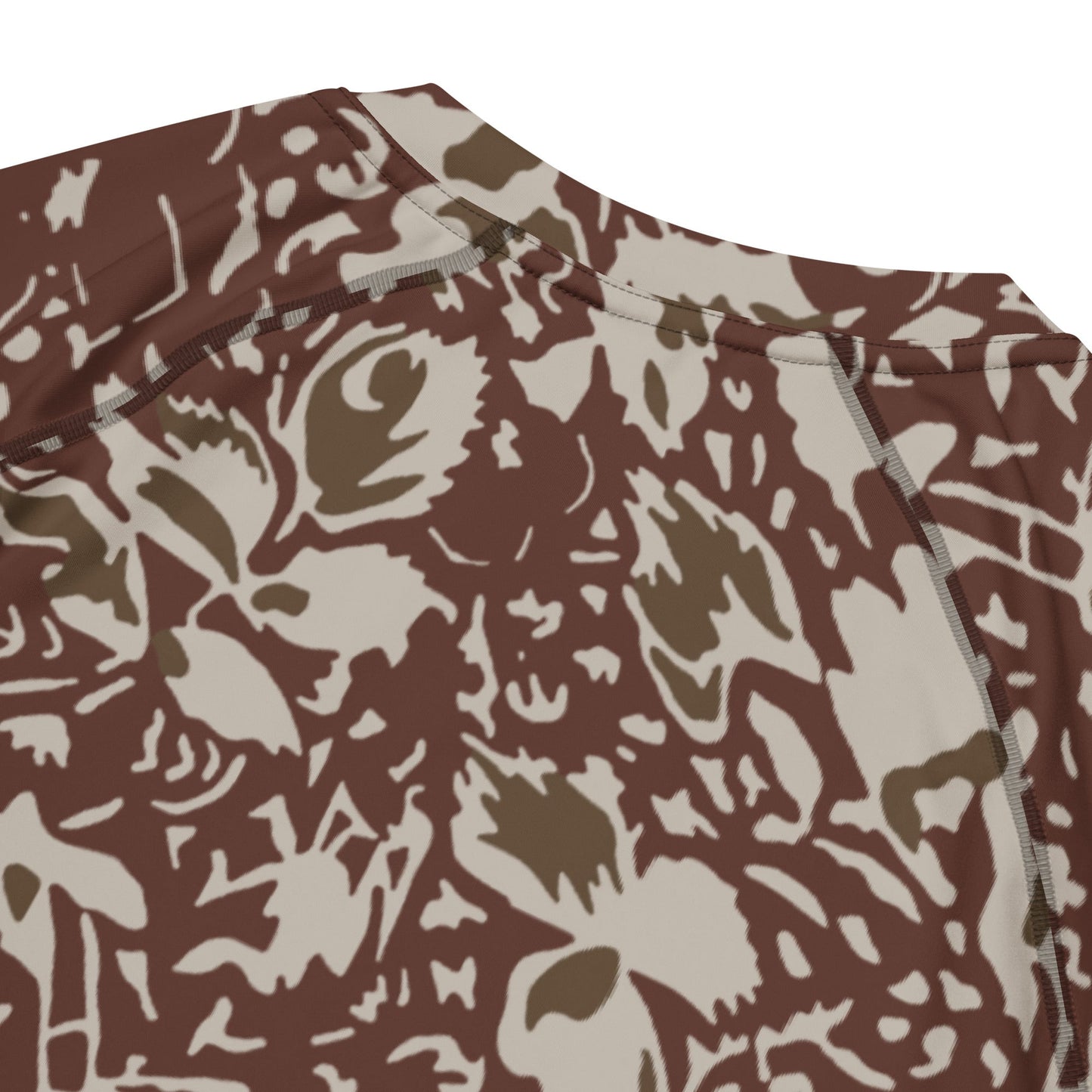 Romanian Soviet 1990 Leaf Autumn CAMO Mens Short-Sleeve Rash Guard - Short-sleeve Guards