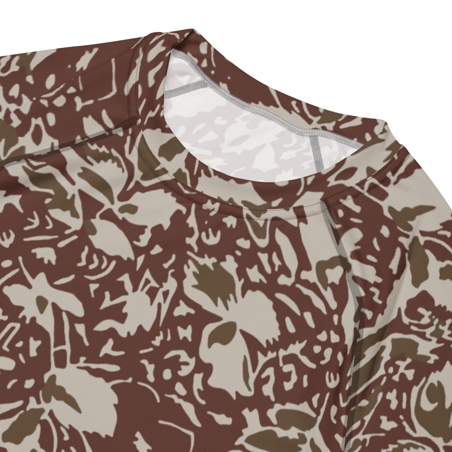 Romanian Soviet 1990 Leaf Autumn CAMO Mens Short-Sleeve Rash Guard - Short-sleeve Guards