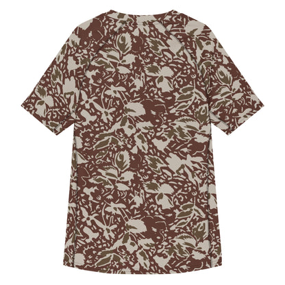 Romanian Soviet 1990 Leaf Autumn CAMO Mens Short-Sleeve Rash Guard - Short-sleeve Guards