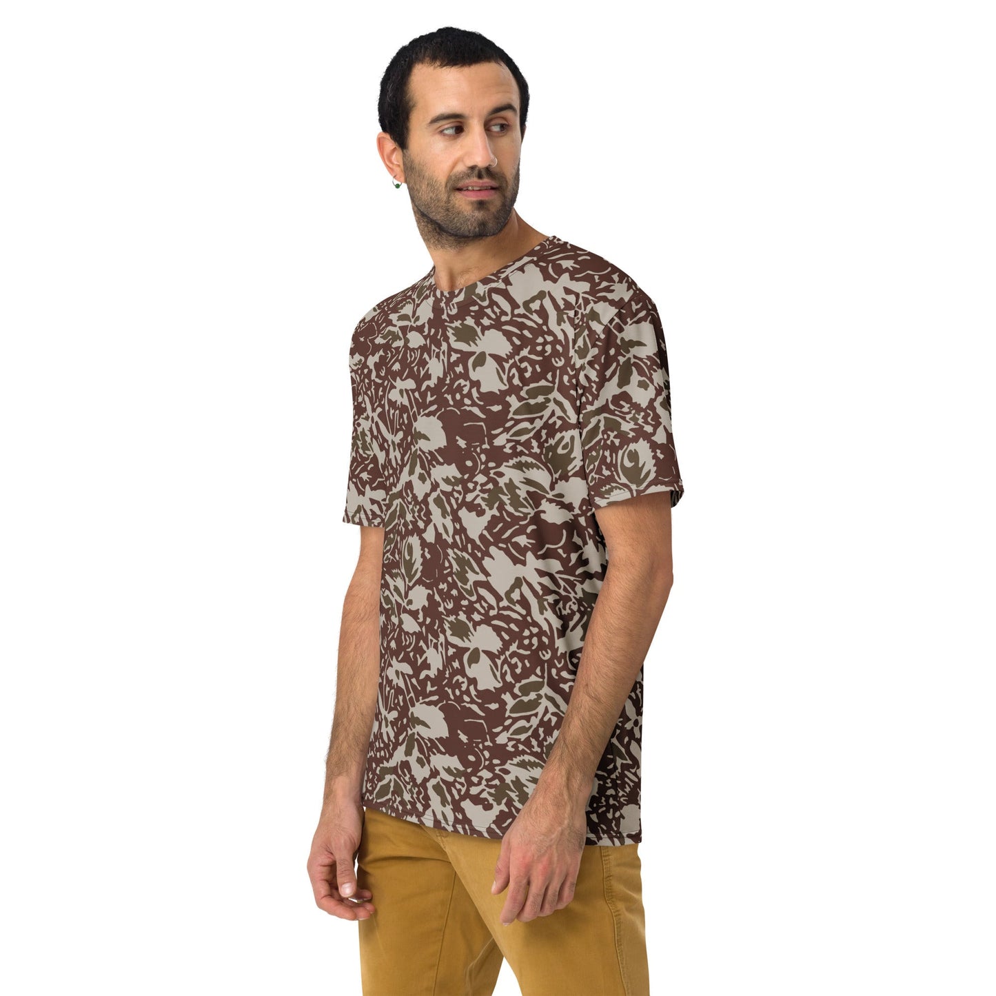 Romanian Soviet 1990 Leaf Autumn CAMO Mens t-shirt - T-Shirts