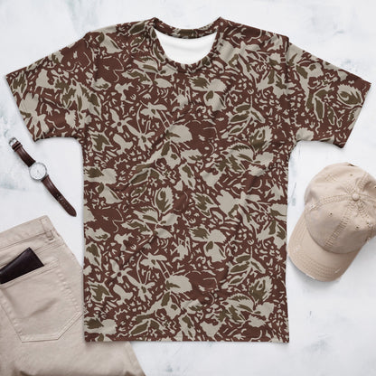 Romanian Soviet 1990 Leaf Autumn CAMO Mens t-shirt - XS - T-Shirts