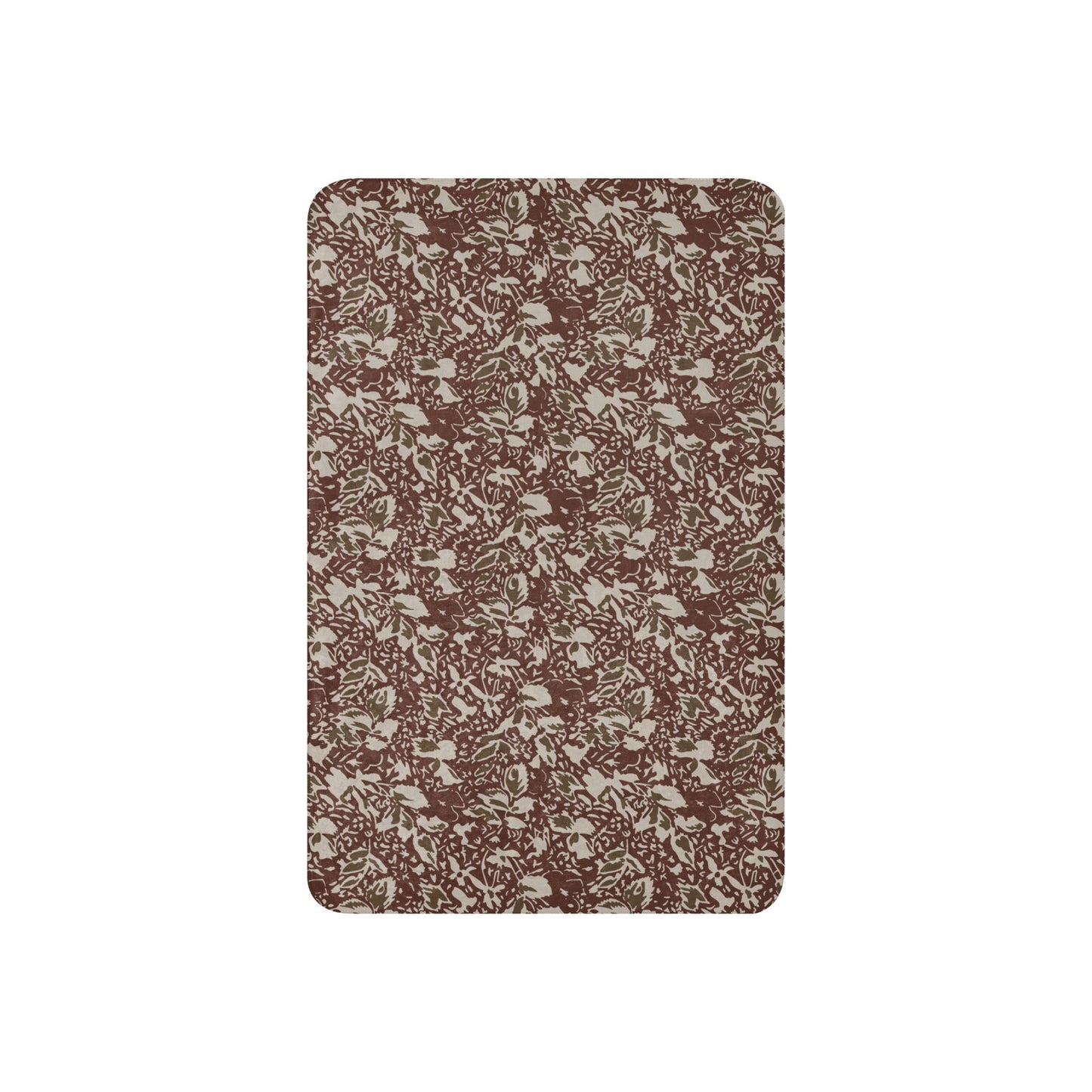 Romanian Soviet 1990 Leaf Autumn CAMO Sherpa blanket - Blankets