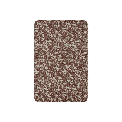 Romanian Soviet 1990 Leaf Autumn CAMO Sherpa blanket - Blankets