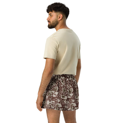 Romanian Soviet 1990 Leaf Autumn CAMO Unisex Athletic Shorts