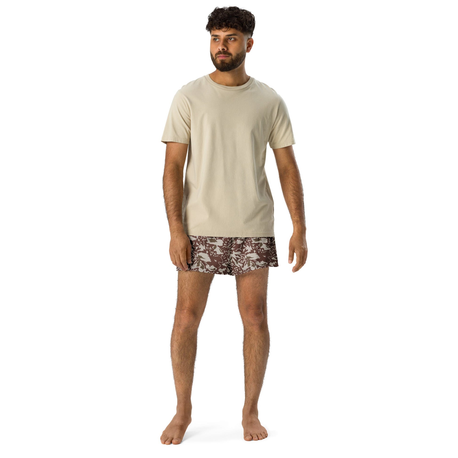 Romanian Soviet 1990 Leaf Autumn CAMO Unisex Athletic Shorts
