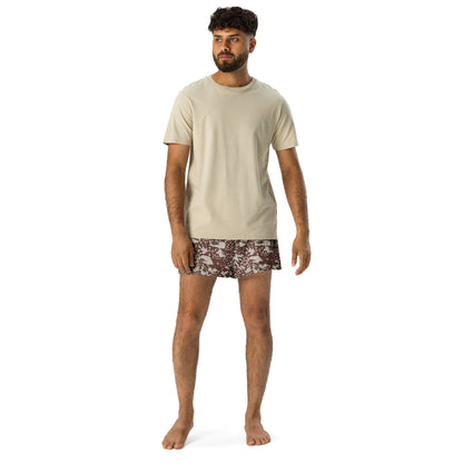 Romanian Soviet 1990 Leaf Autumn CAMO Unisex Athletic Shorts