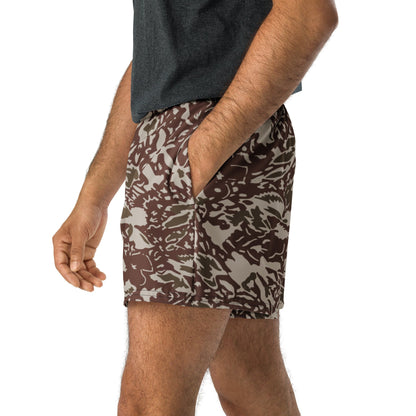 Romanian Soviet 1990 Leaf Autumn CAMO Unisex Athletic Shorts - XS
