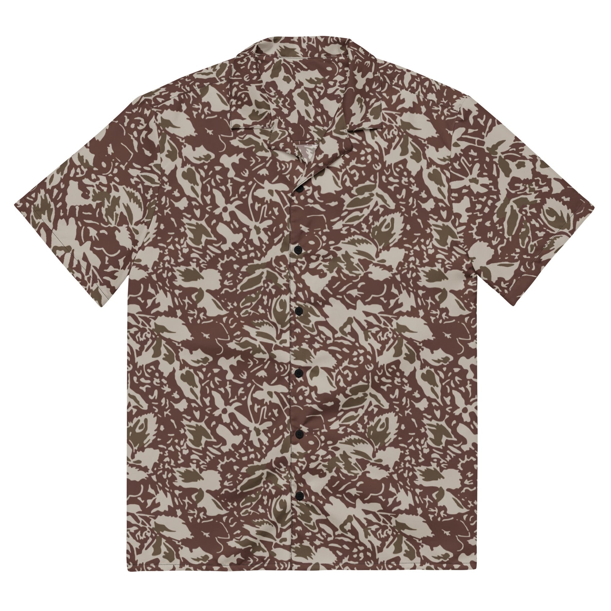 Romanian Soviet 1990 Leaf Autumn CAMO Unisex button shirt - 2XS - Button Shirts