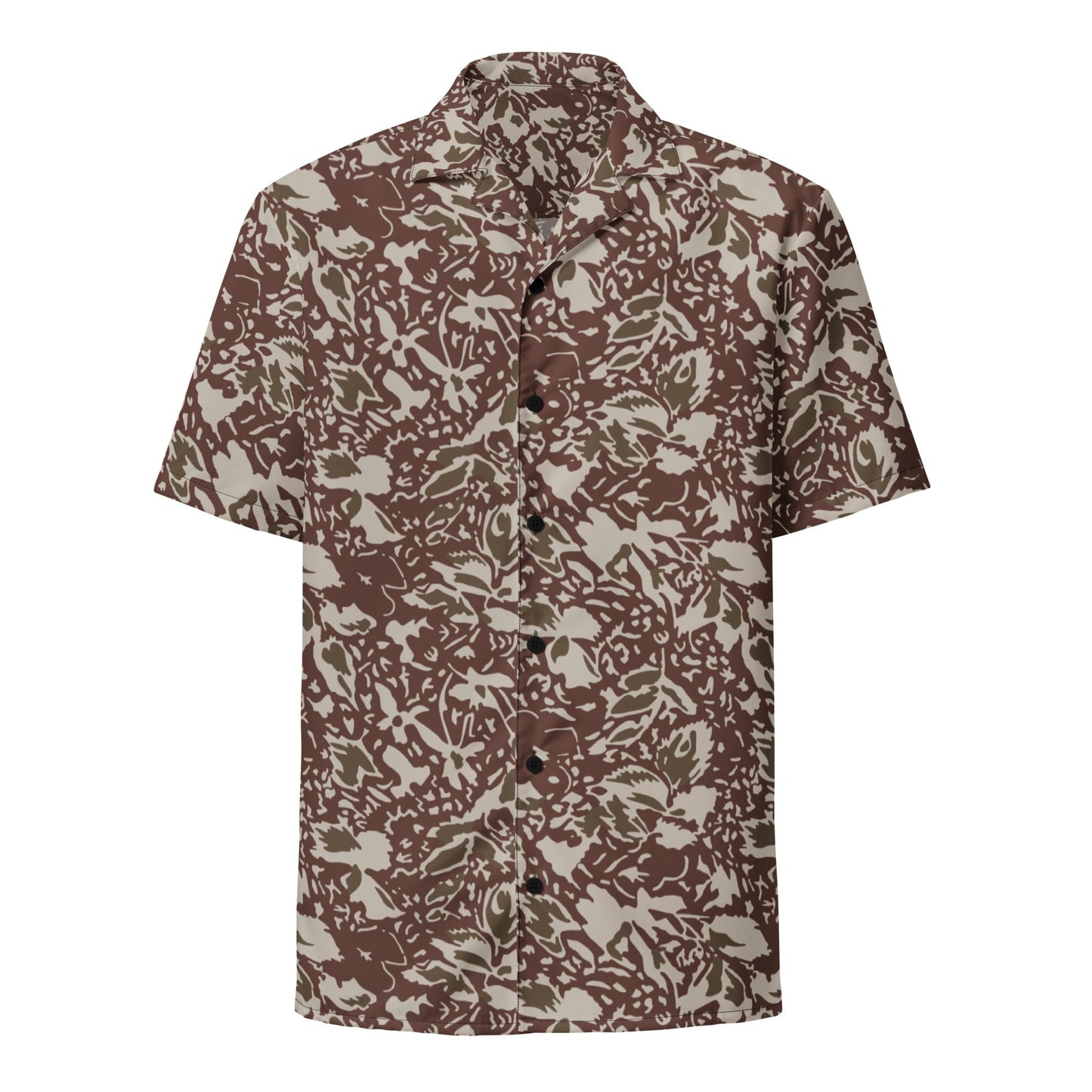 Romanian Soviet 1990 Leaf Autumn CAMO Unisex button shirt - Button Shirts