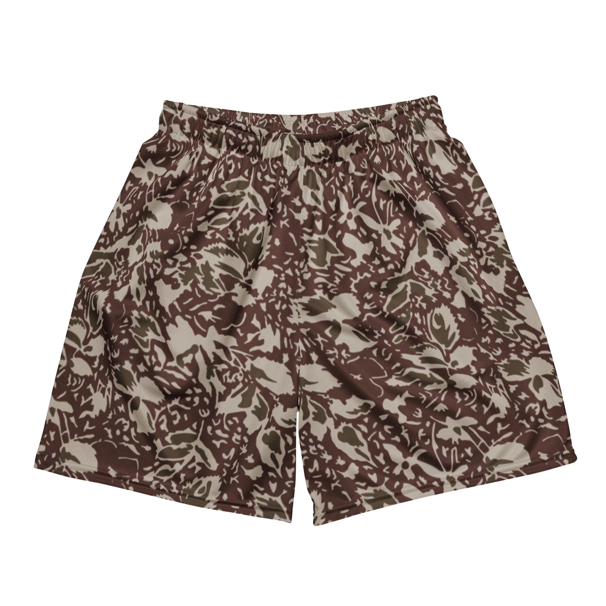 Romanian Soviet 1990 Leaf Autumn CAMO Unisex mesh shorts - 2XS - Mesh Shorts