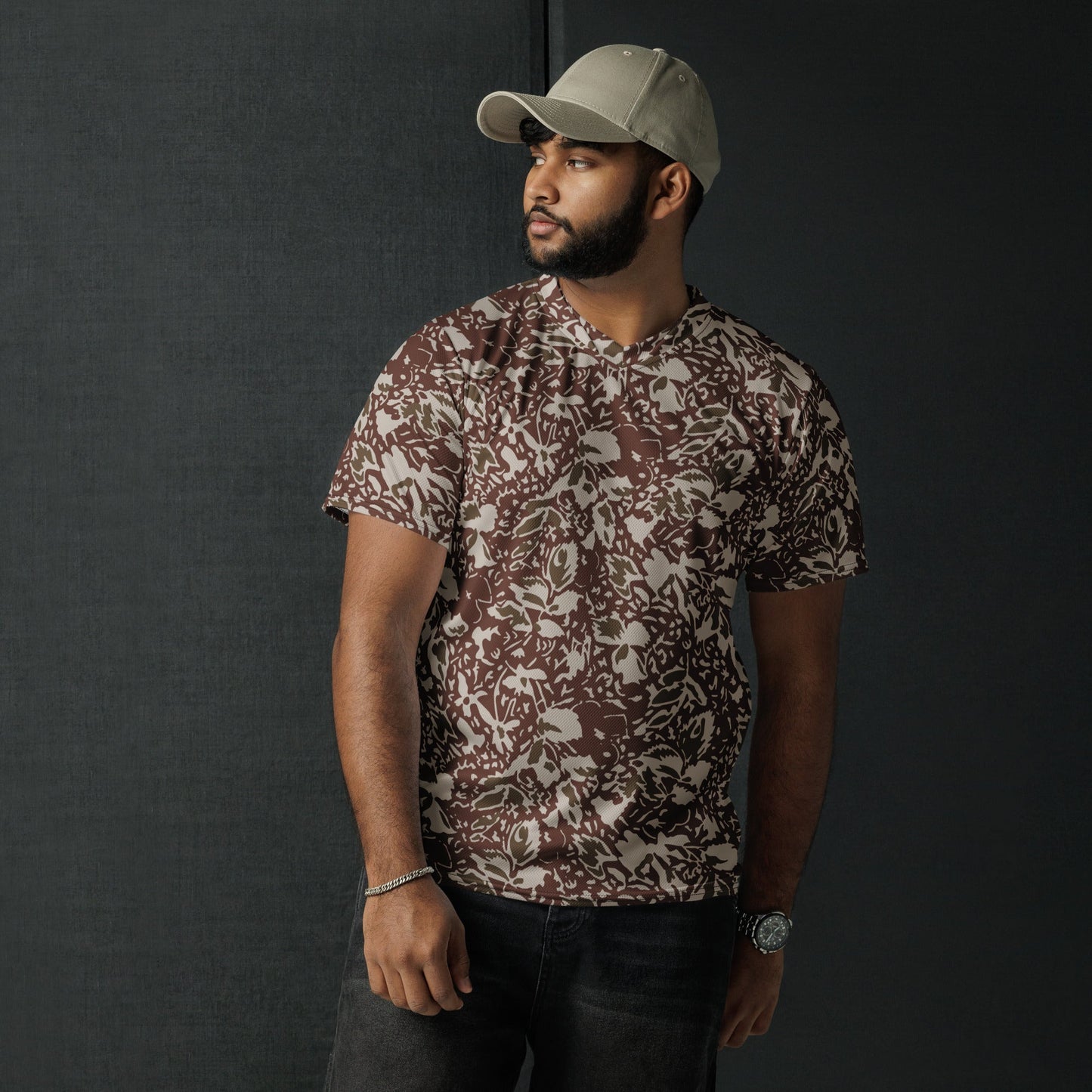 Romanian Soviet 1990 Leaf Autumn CAMO unisex sports jersey - Sports Jerseys