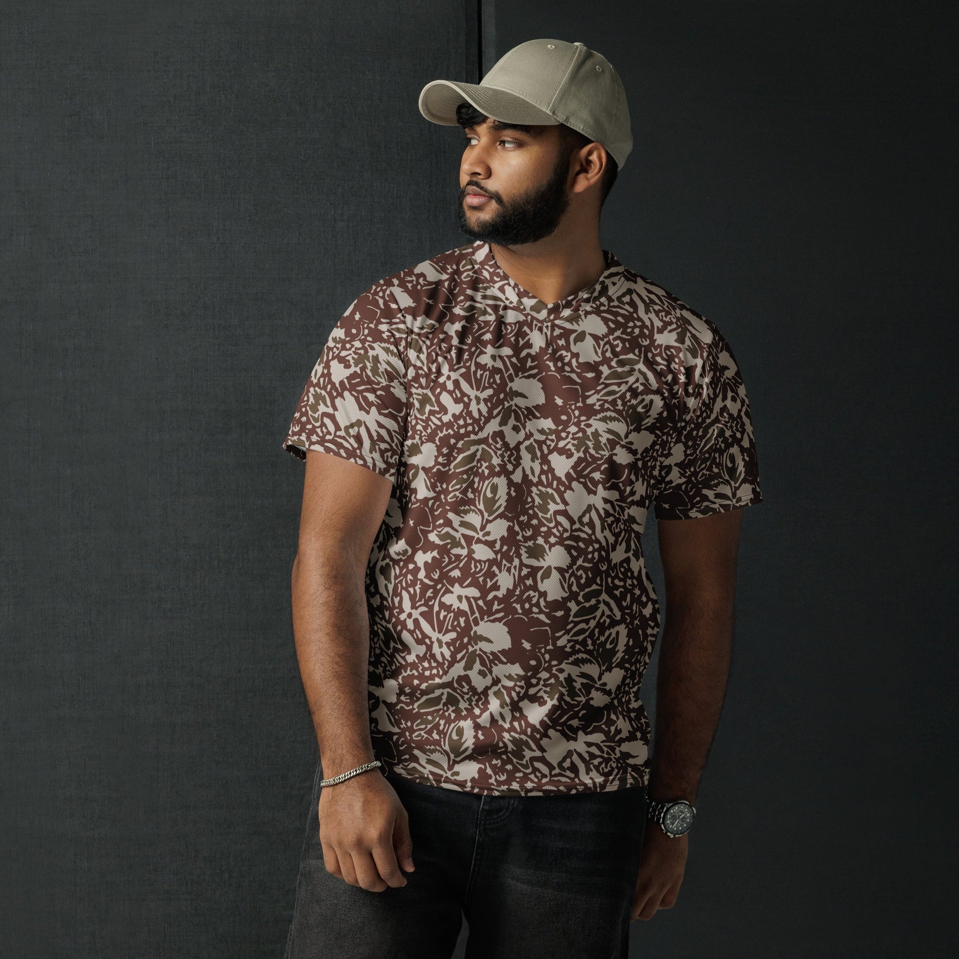 Romanian Soviet 1990 Leaf Autumn CAMO unisex sports jersey - Sports Jerseys