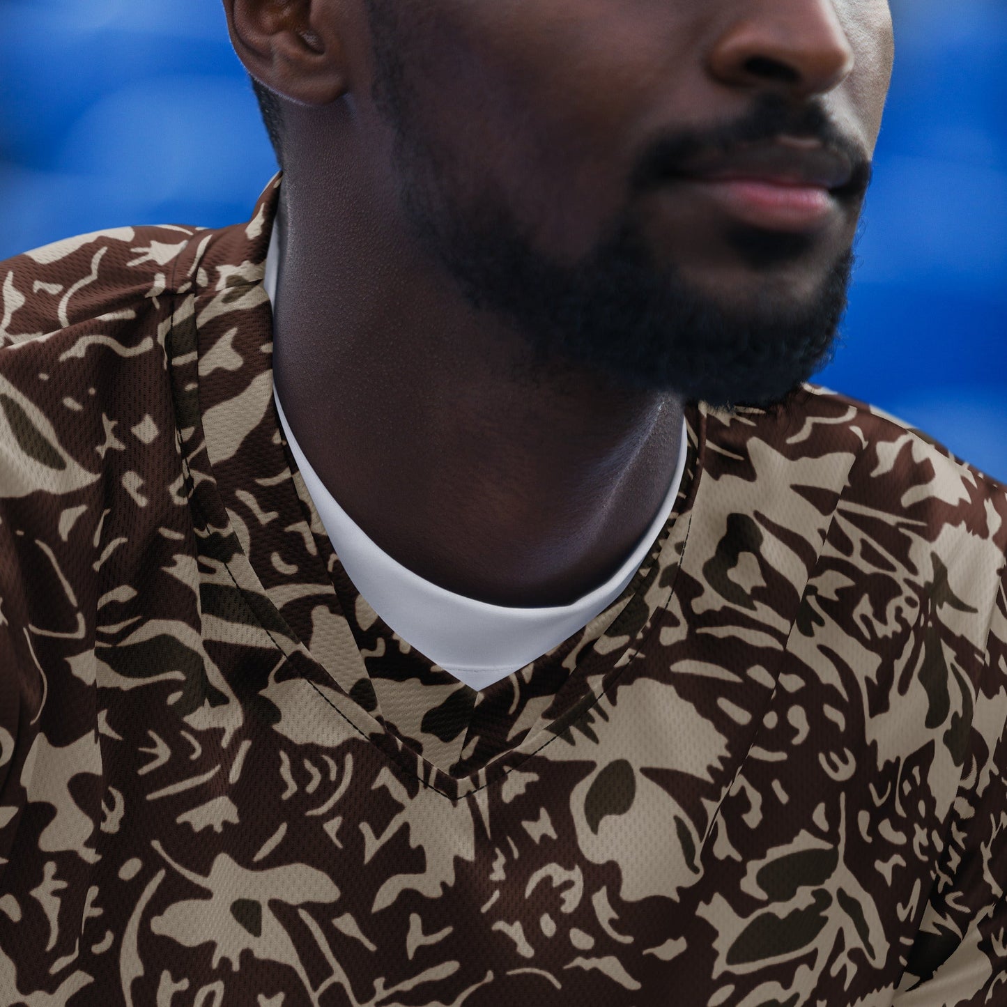 Romanian Soviet 1990 Leaf Autumn CAMO unisex sports jersey - Sports Jerseys