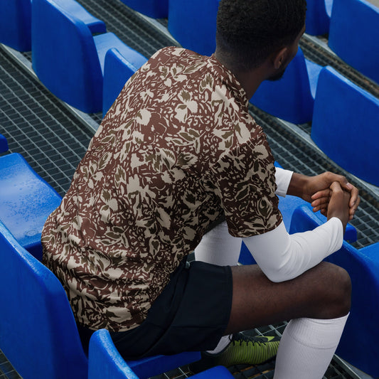 Romanian Soviet 1990 Leaf Autumn CAMO unisex sports jersey - Sports Jerseys