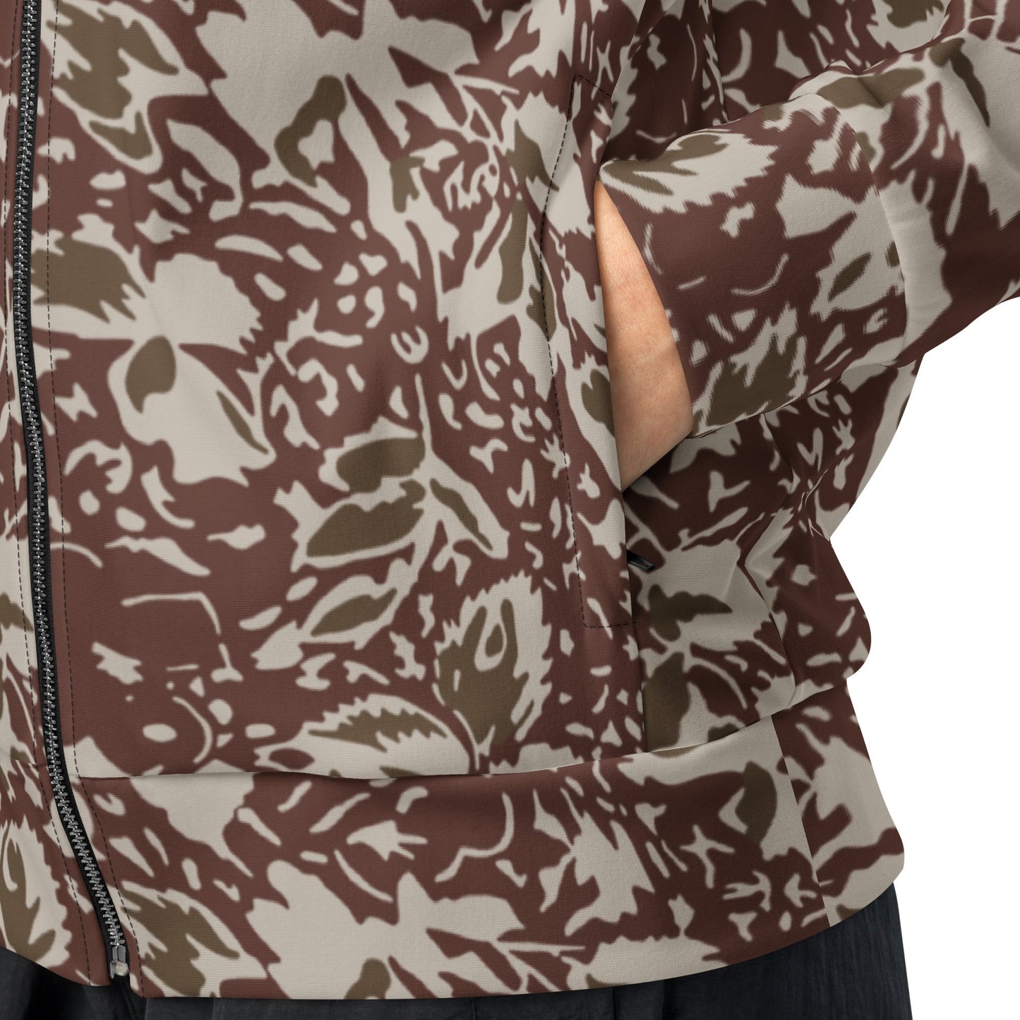 Romanian Soviet 1990 Leaf Autumn CAMO Unisex track jacket - Track Jackets