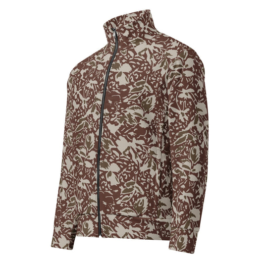 Romanian Soviet 1990 Leaf Autumn CAMO Unisex track jacket - Track Jackets