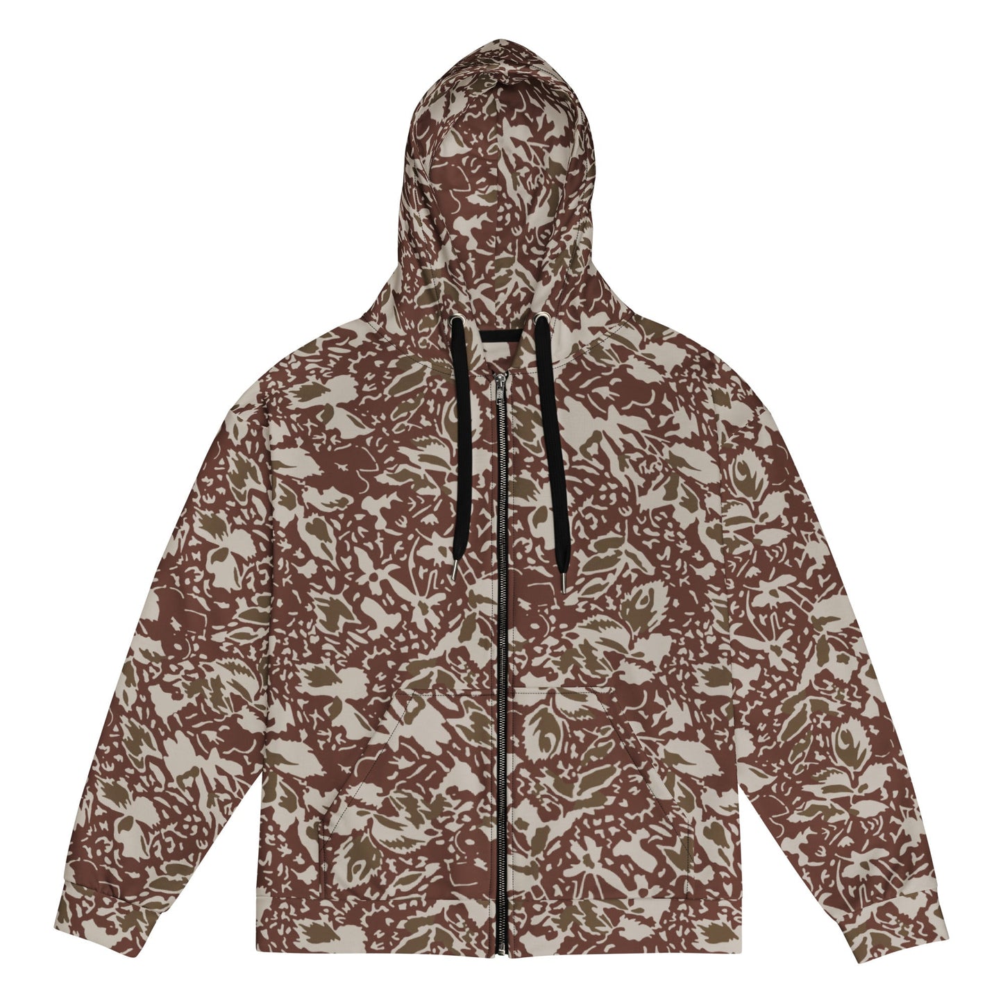 Romanian Soviet 1990 Leaf Autumn CAMO Unisex zip hoodie - 2XS - Zip Hoodies