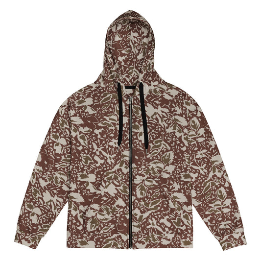 Romanian Soviet 1990 Leaf Autumn CAMO Unisex zip hoodie - 2XS - Zip Hoodies