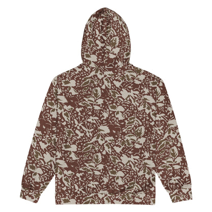 Romanian Soviet 1990 Leaf Autumn CAMO Unisex zip hoodie - Zip Hoodies
