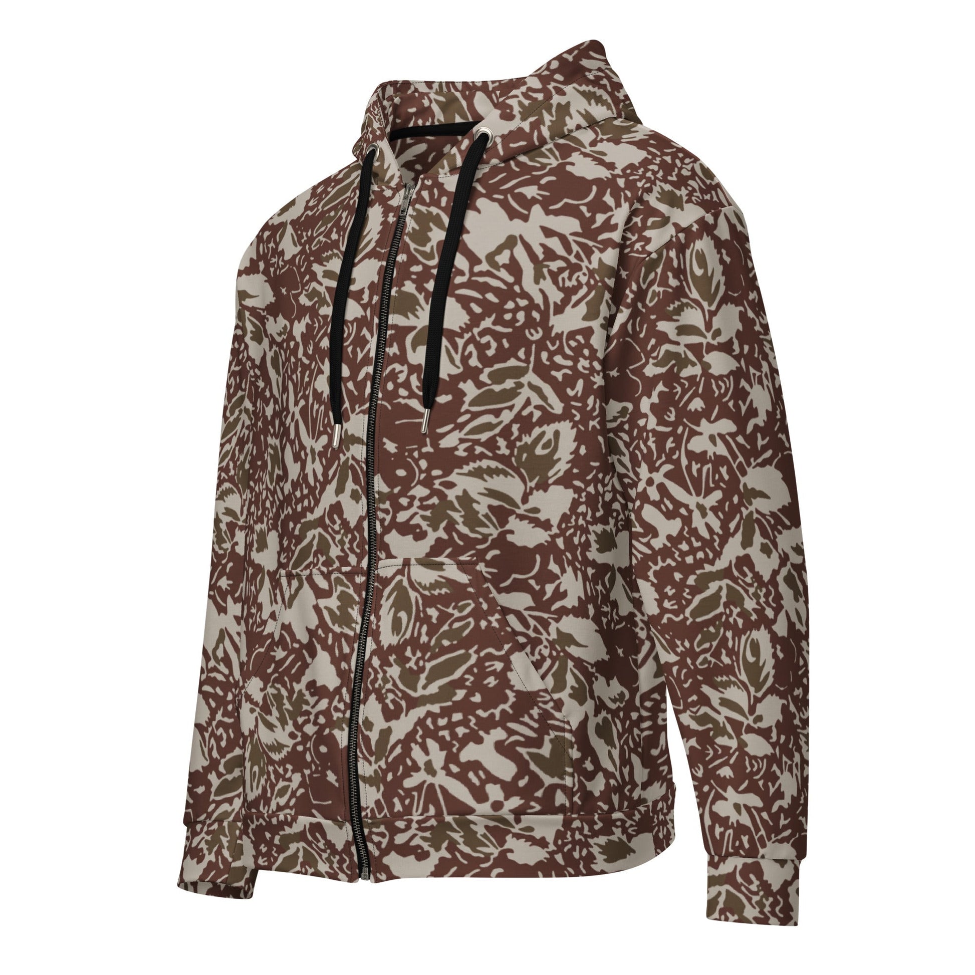 Romanian Soviet 1990 Leaf Autumn CAMO Unisex zip hoodie - Zip Hoodies