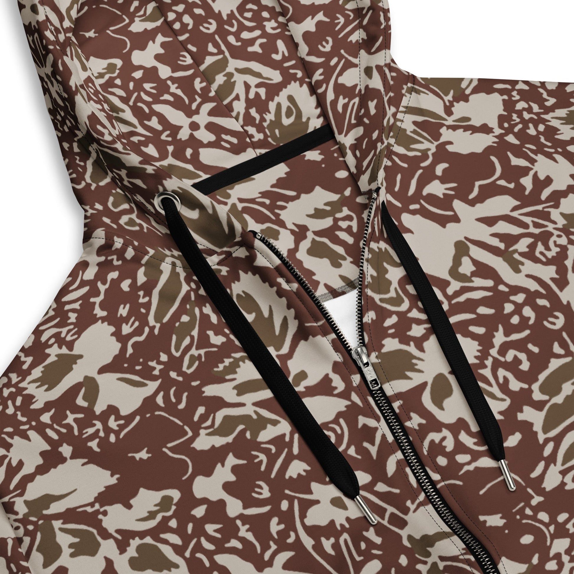 Romanian Soviet 1990 Leaf Autumn CAMO Unisex zip hoodie - Zip Hoodies