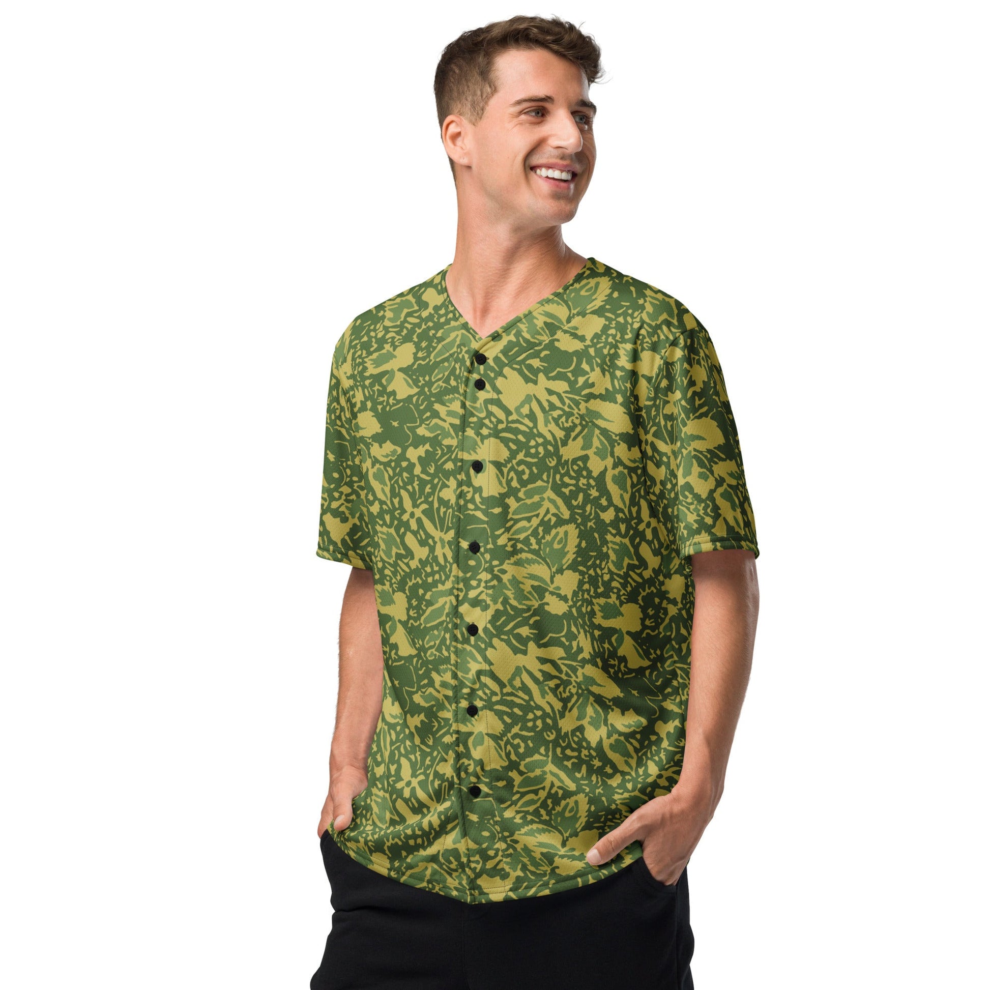 Romanian Soviet 1990 Leaf Spring CAMO baseball jersey - Baseball Jerseys