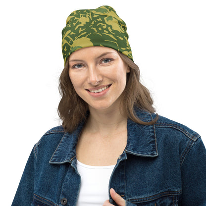 Romanian Soviet 1990 Leaf Spring CAMO Beanie - Beanies