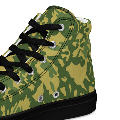 Romanian Soviet 1990 Leaf Spring CAMO Mens High-Top Canvas Shoes