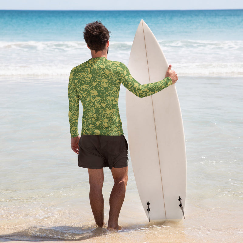 Leaf M90 Romanian Spring CAMO Mens Long-Sleeve Rash Guard