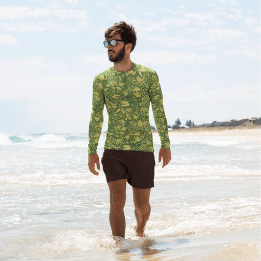 Leaf M90 Romanian Spring CAMO Mens Long-Sleeve Rash Guard - XS