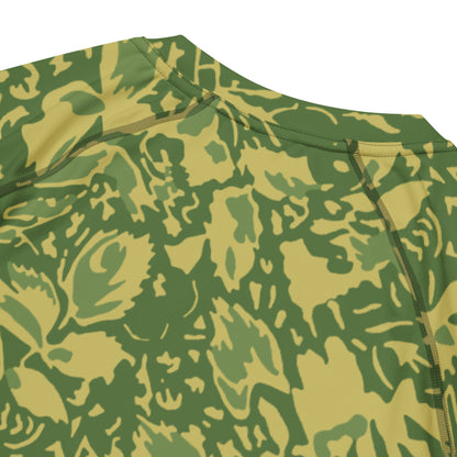 Romanian Soviet 1990 Leaf Spring CAMO Mens Short-Sleeve Rash Guard - Short-sleeve Guards