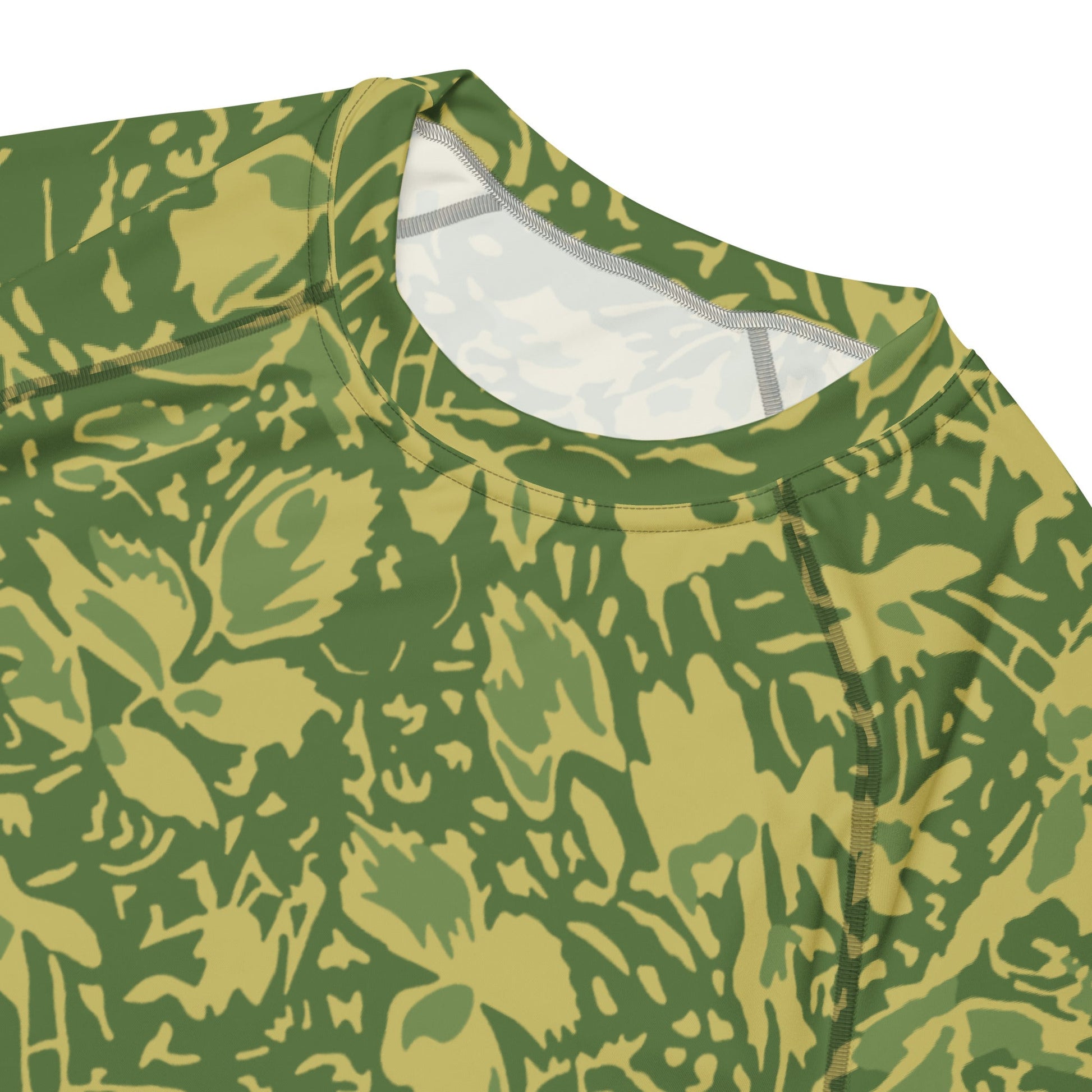 Romanian Soviet 1990 Leaf Spring CAMO Mens Short-Sleeve Rash Guard - Short-sleeve Guards