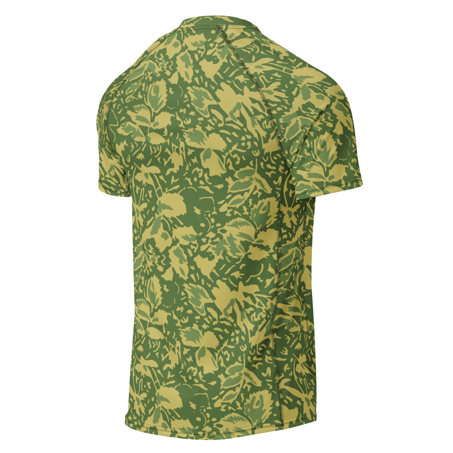 Romanian Soviet 1990 Leaf Spring CAMO Mens Short-Sleeve Rash Guard - Short-sleeve Guards