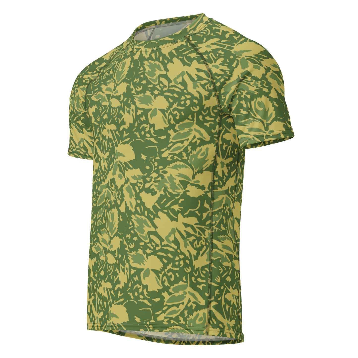 Romanian Soviet 1990 Leaf Spring CAMO Mens Short-Sleeve Rash Guard - Short-sleeve Guards