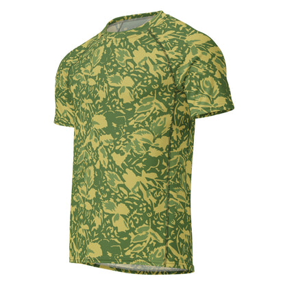 Romanian Soviet 1990 Leaf Spring CAMO Mens Short-Sleeve Rash Guard - Short-sleeve Guards