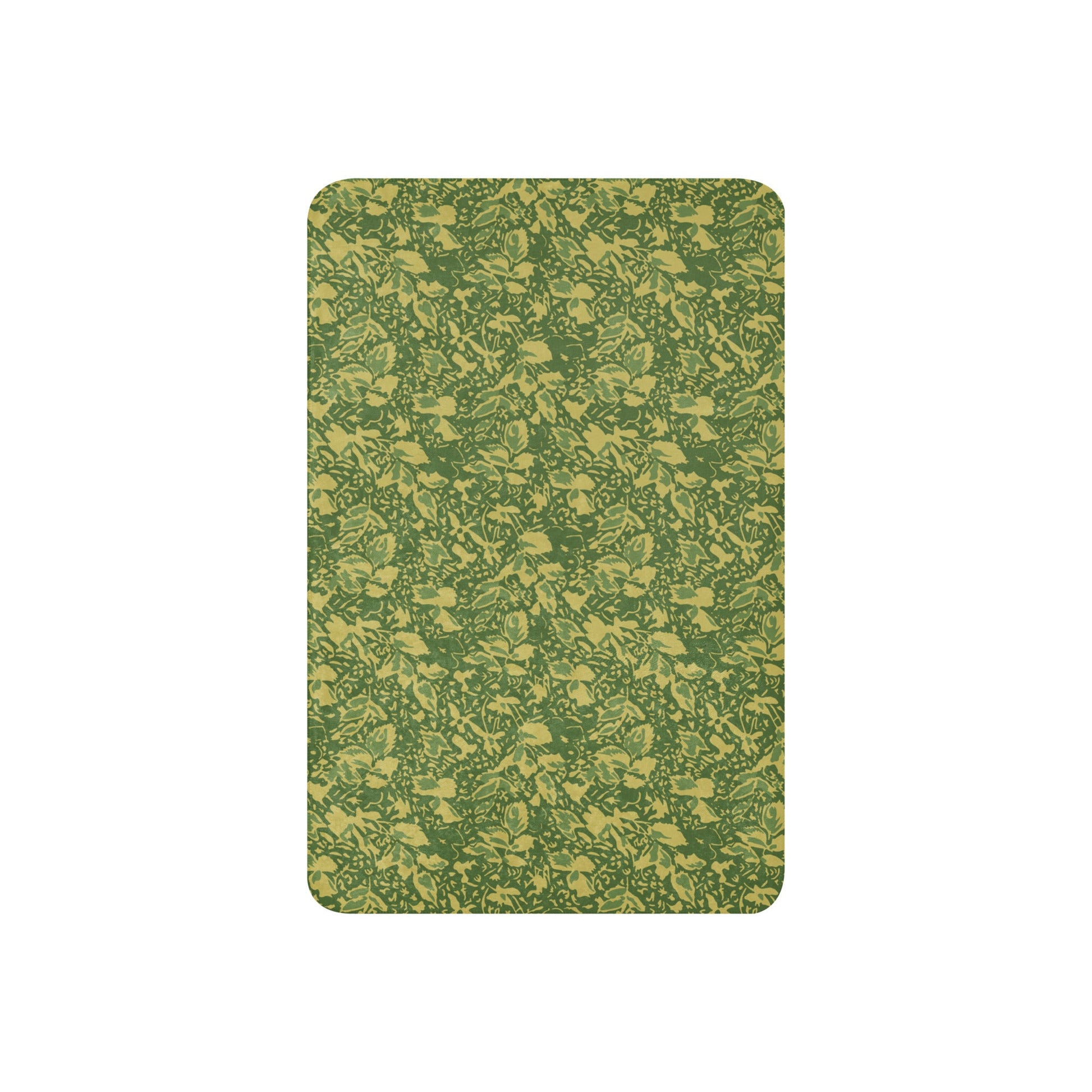 Romanian Soviet 1990 Leaf Spring CAMO Sherpa blanket - Blankets